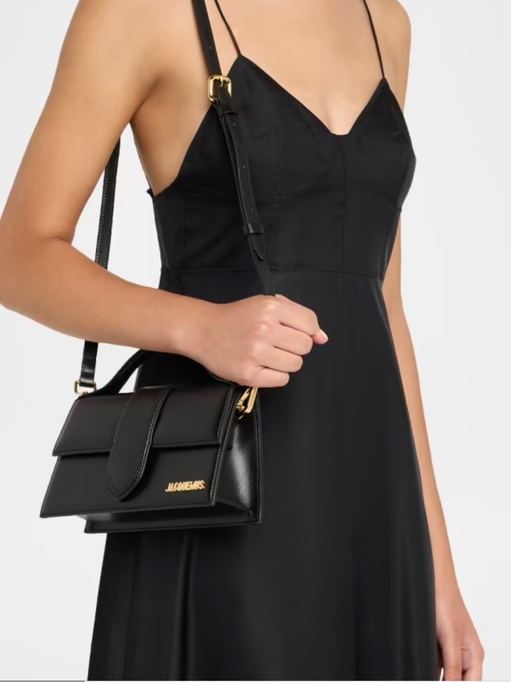 Jacquemus "Le Grand Bambino" top-handle bag